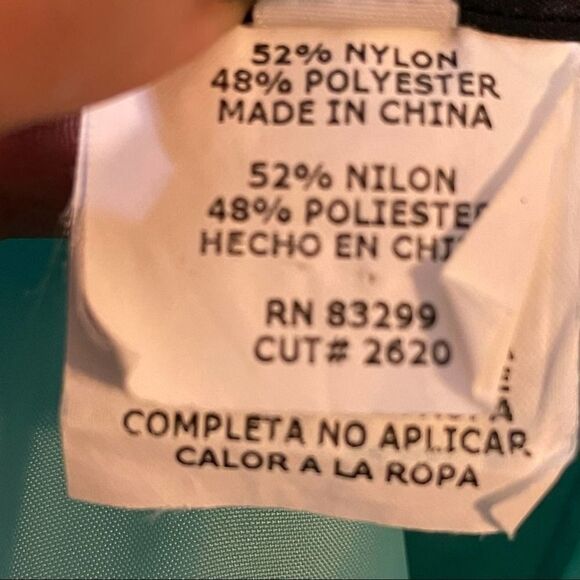 ONYX Nite Sleeveless Solid Blue Wrap Long Prom Dress with beading size 14W - Picture 3 of 15